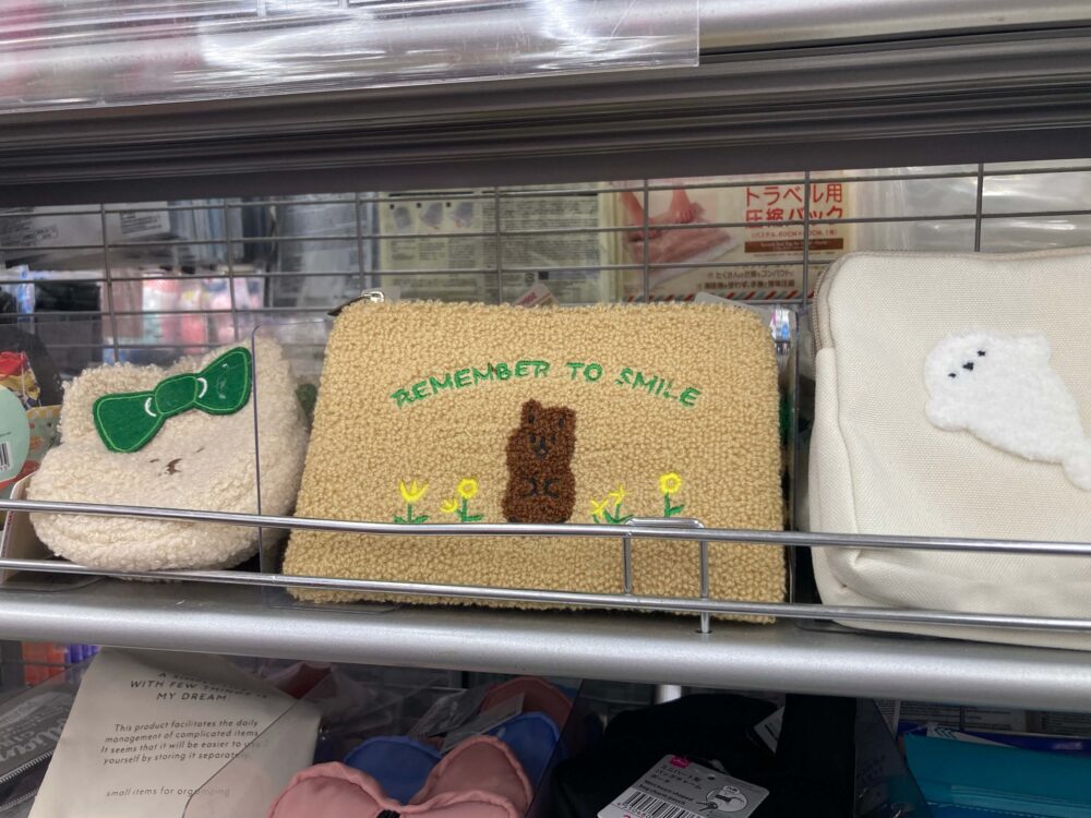 ダイソーのミニポーチ