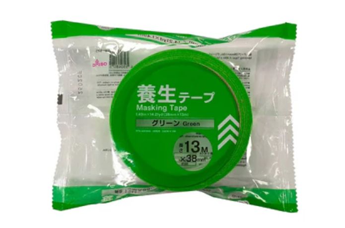ダイソーネットストアで売ってるベーシックな養生テープ