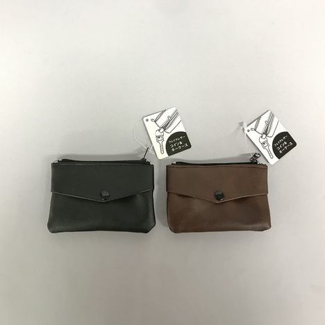 キャンドゥネットショップで売っているフェイクレザーコイン＆キーケース