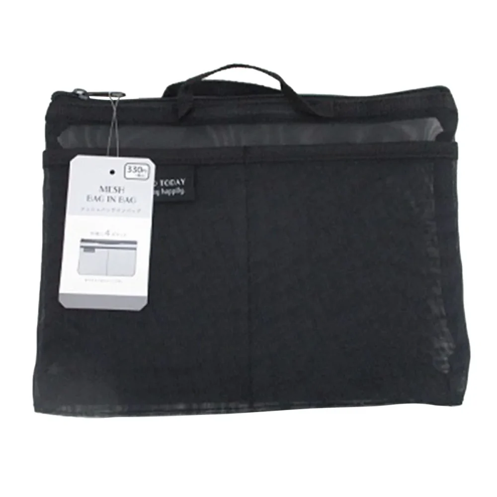 ワッツオンラインショップで売っているメッシュバッグインバッグBK