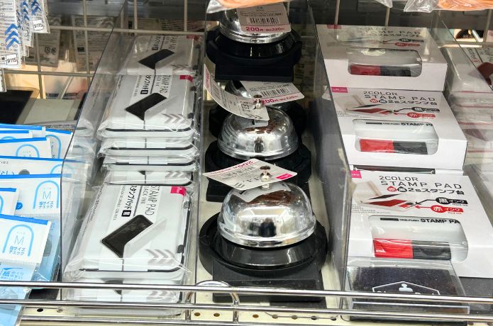 ダイソーで売ってる卓上ベル