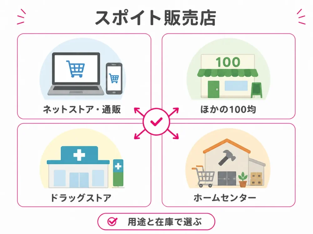 ダイソーのスポイトを買える店舗以外の購入先