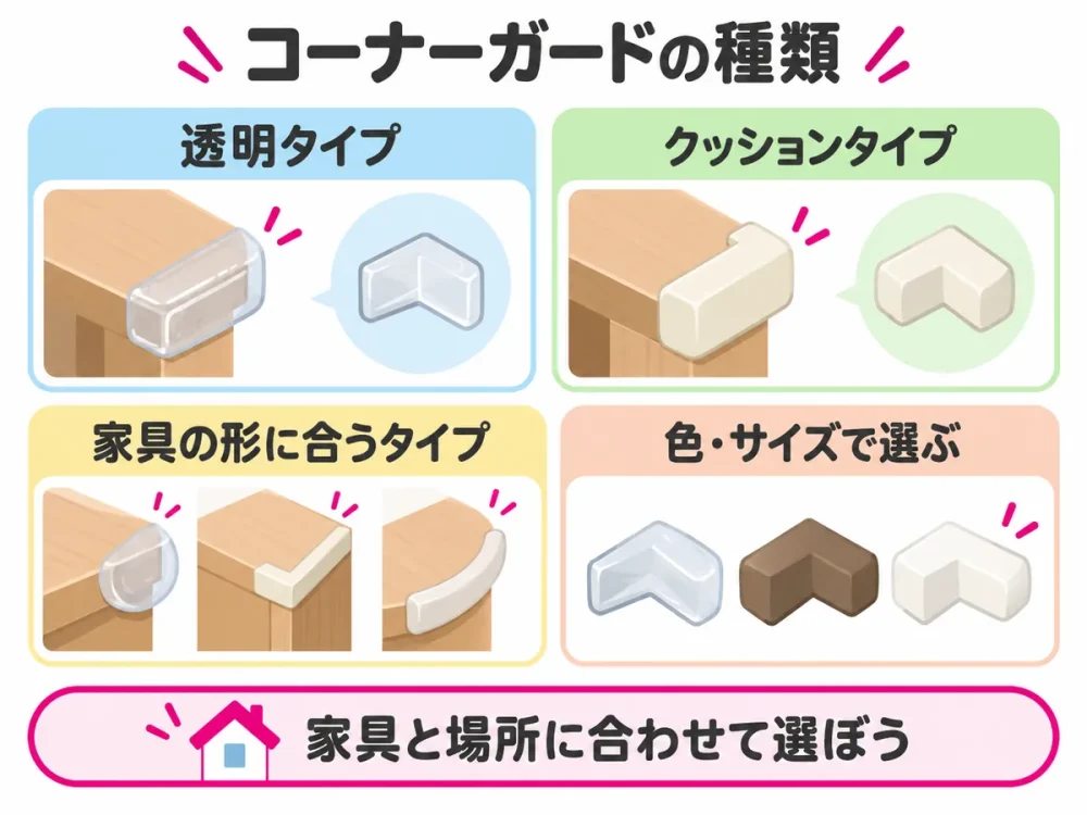 コーナーガードの種類と選び方